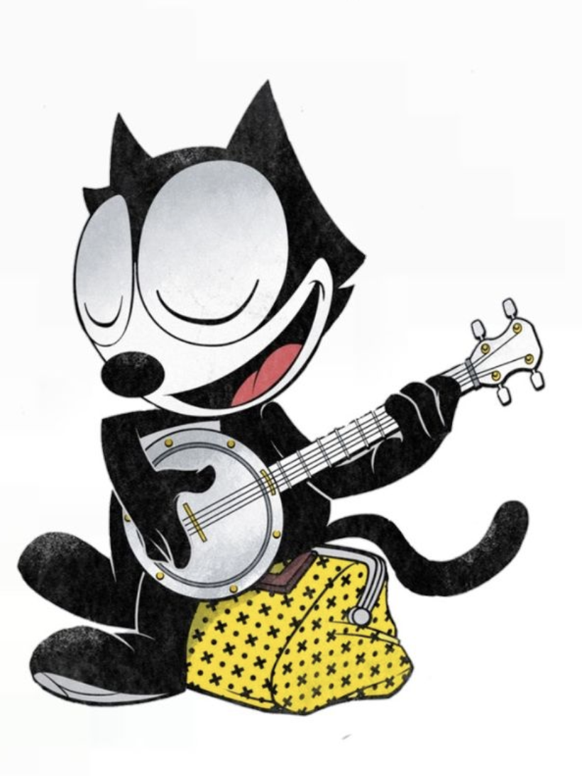 Felix the Cat & banjo