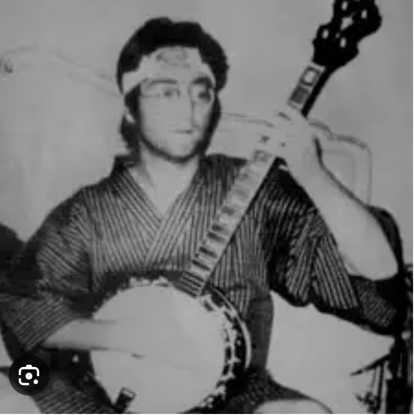 John Lennon & banjo