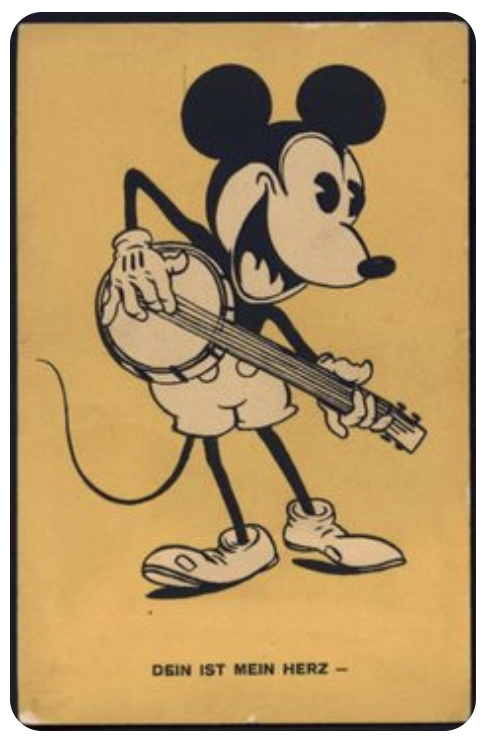 Mickey Mouse & banjo